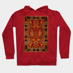 17th Century Safavid Persian Carpet Pattern Hoodie